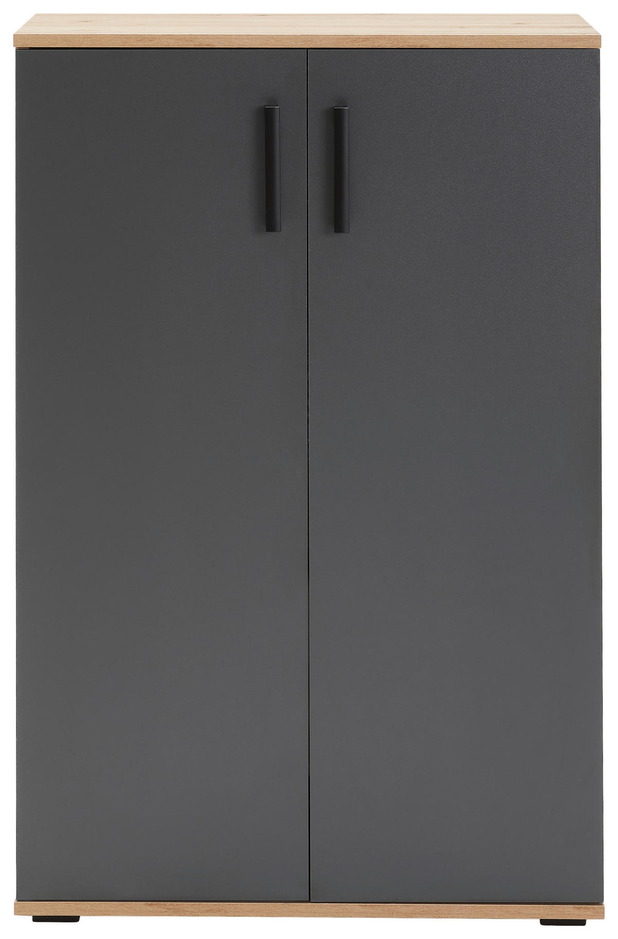 BOTNÍK, antracitová, dub artisan, 70/106/33,4 cm - černá/antracitová, Konvenční, kompozitní dřevo/plast (70/106/33,4cm) - Xora