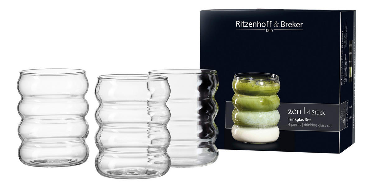 GLÄSERSET 4-teilig  - Klar, Basics, Glas (300ml) - Ritzenhoff Breker