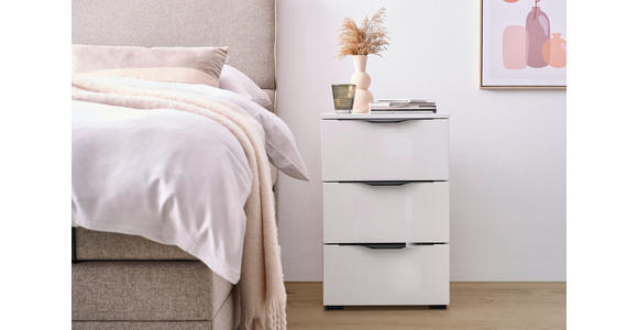REGAL Weiß  - Schwarz/Weiß, KONVENTIONELL, Holzwerkstoff/Kunststoff (46/67/40cm) - Hom`in