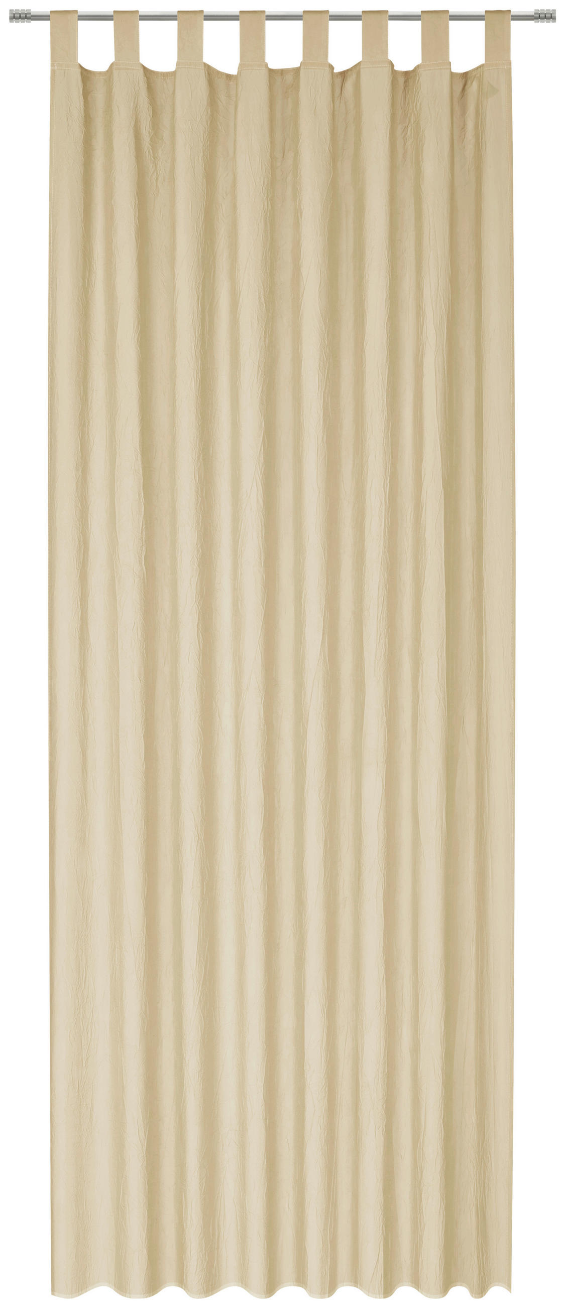 ZAVJESA S OMČAMA prirodne boje  135/245 cm  - prirodne boje, Design, tekstil (135/245cm) - Boxxx