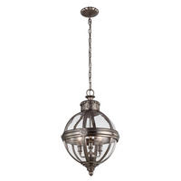 HÄNGELEUCHTE 37.1/71.1 cm    - Nickelfarben, Konventionell, Glas/Metall (37.1/71.1cm) - Elstead Lighting