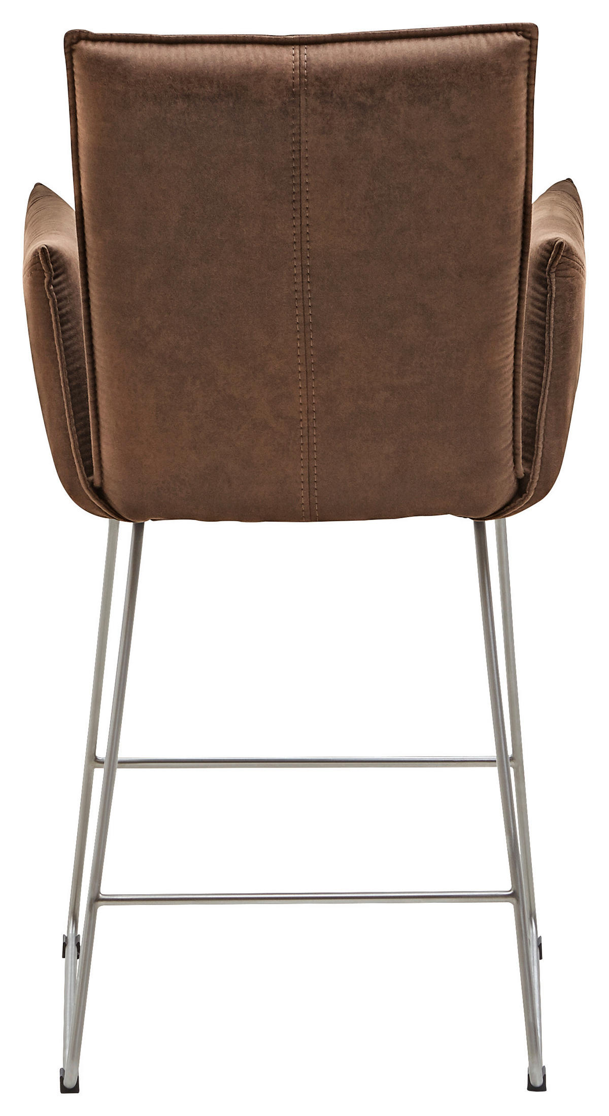 TRESENSESSEL Mikrofaser Schlammfarben, Edelstahlfarben Edelstahl Stoffauswahl, Gestellauswahl  - Schlammfarben/Edelstahlfarben, Design, Textil/Metall (56/98/62cm) - Valnatura