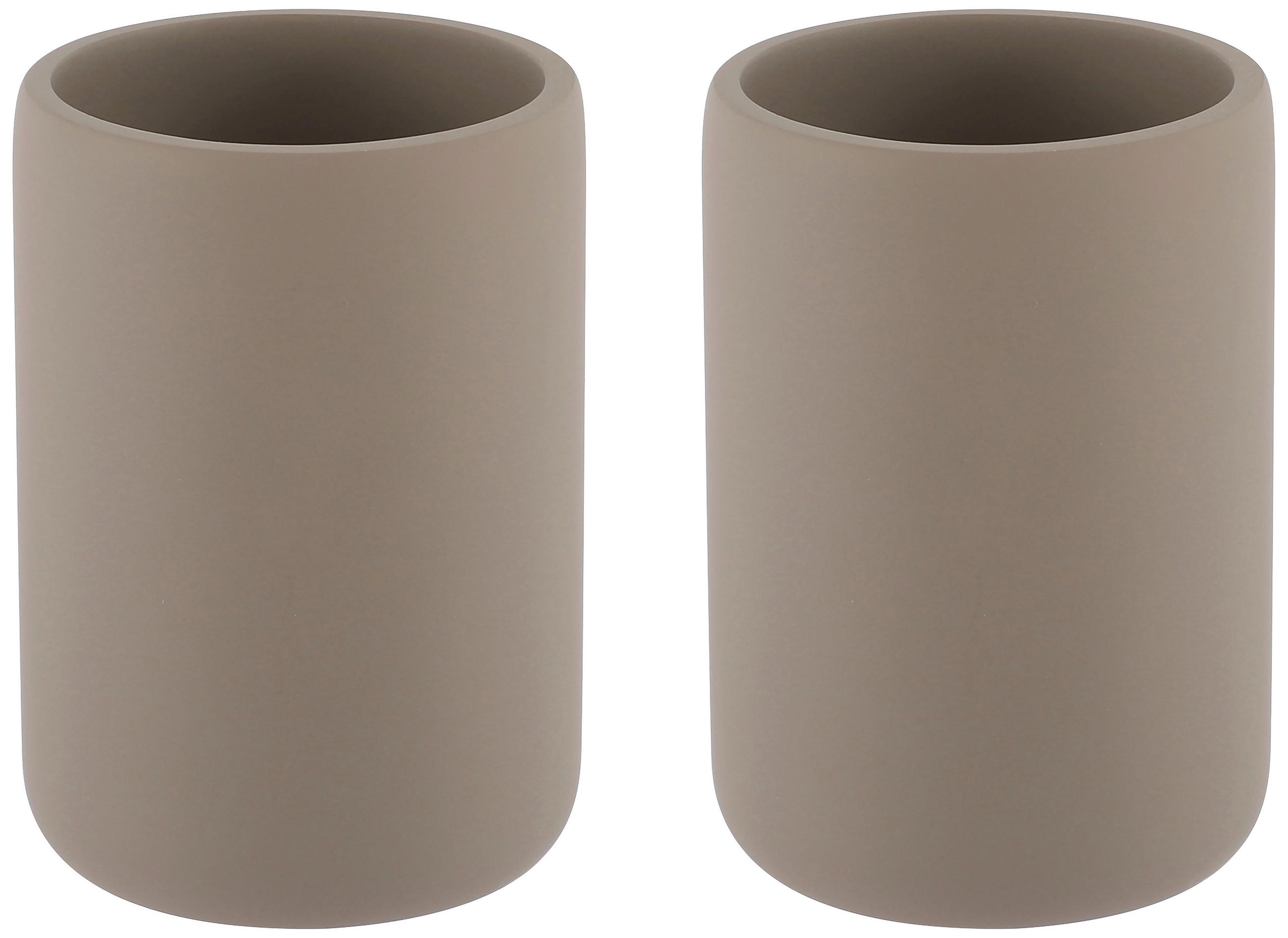 TANDBORSTGLAS plast  - taupe, Trend, plast (7,3/10,2cm) - Homeware