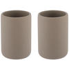 FOGKEFETARTÓ POHÁR műanyag  - taupe, Trend, műanyag (7,3/10,2cm) - Homeware