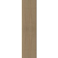AKUSTIKPANEEL Echtholz Eiche hellbraun acous Professional 60/250/2.1 cm  - Hellbraun, Basics, Holz/Kunststoff (60/250/2.1cm) - Novel