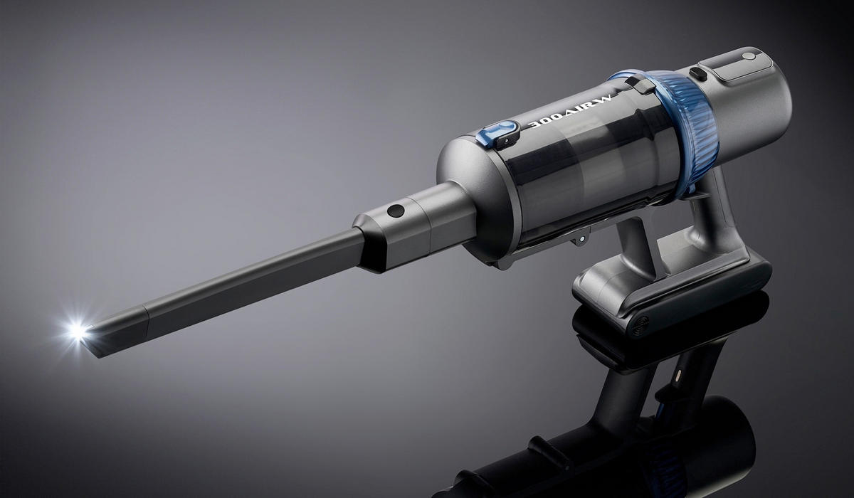 AKKU-BODENSTAUBSAUGER - Blau, Basics, Kunststoff (32,5/25,5/131cm) - Trisa Electronics