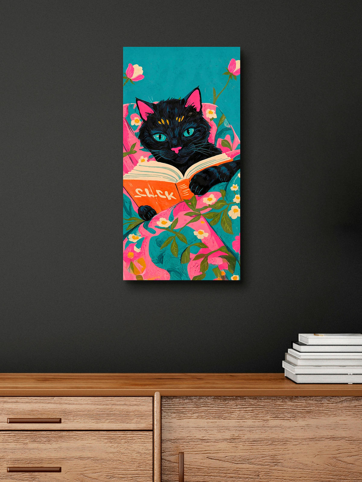 KUNSTDRUCK 20/40 cm  - Multicolor, Design, Holzwerkstoff/Textil (20/40cm) - Monee