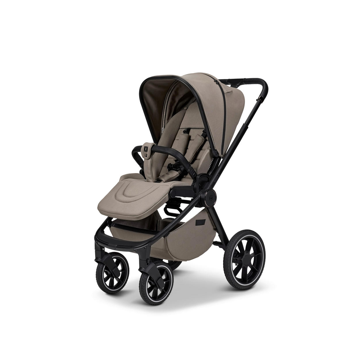 KOMBINIRANA DJEČJA KOLICA  Resea+  - boje blata/crna, Basics, tekstil (98.5/58/122cm) - Moon