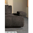 SCHLAFSOFA  in Chenille Anthrazit  - Anthrazit/Schwarz, KONVENTIONELL, Kunststoff/Textil (235-255/80/116-138cm) - Carryhome