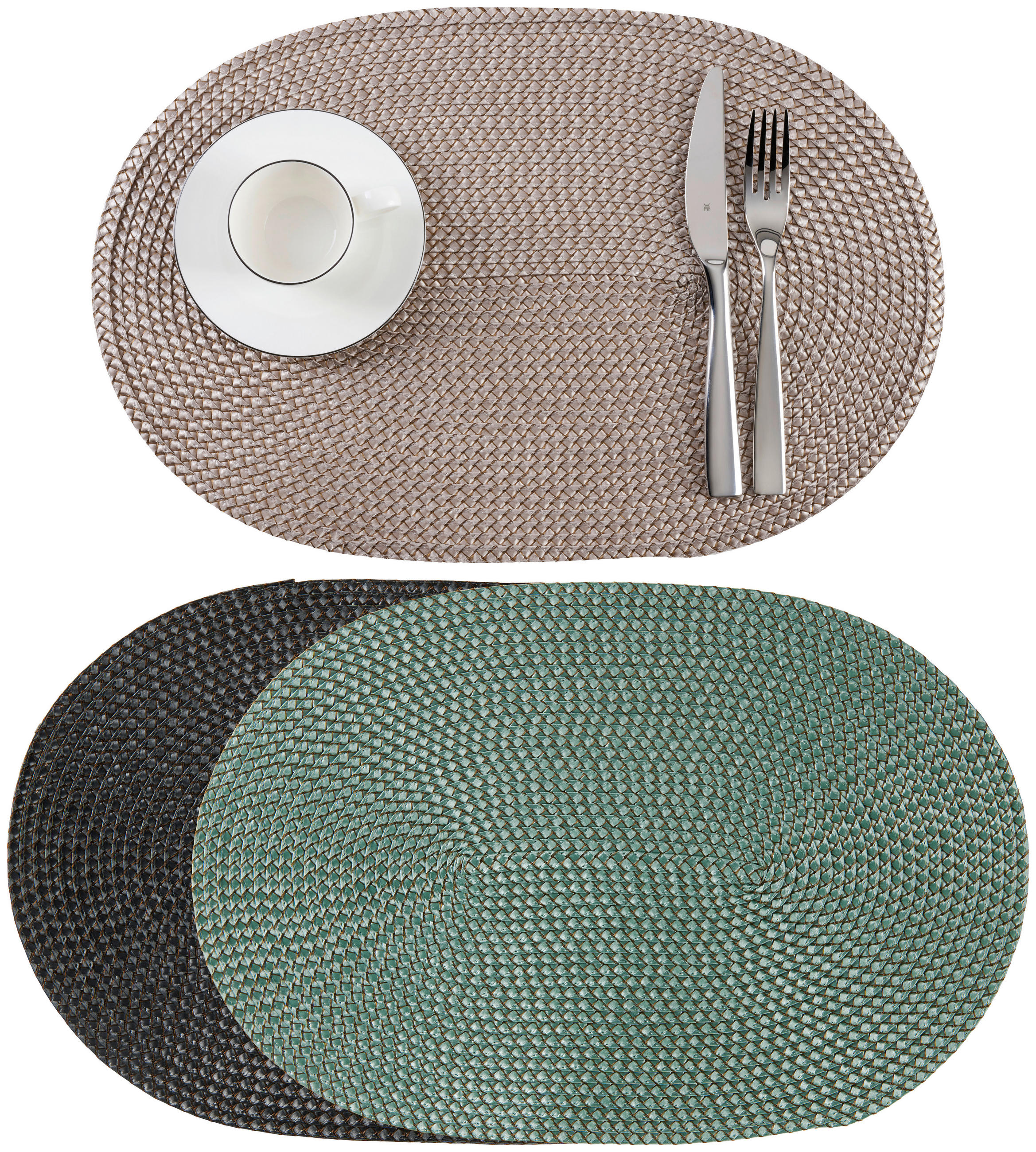 TISCHSET Textil Anthrazit 30/45 cm  - Anthrazit, Basics, Textil (30/45cm) - Esposa