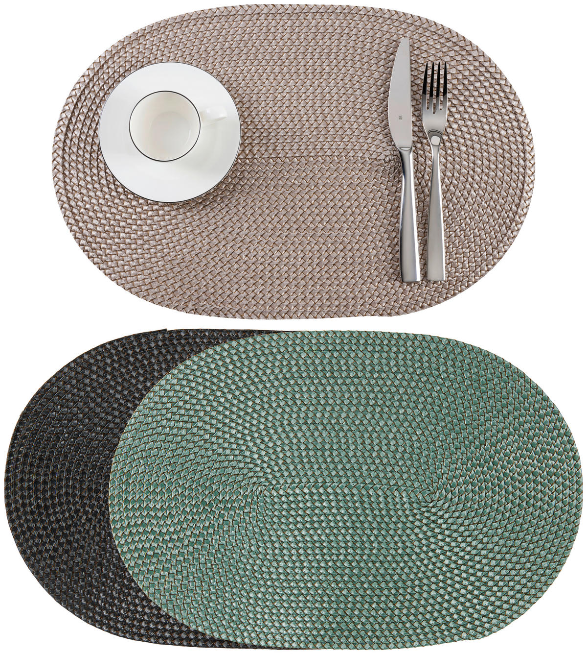 TISCHSET Textil Anthrazit 30/45 cm  - Anthrazit, Basics, Textil (30/45cm) - Esposa