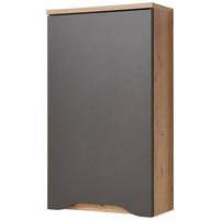 HÄNGESCHRANK 40/70/20 cm  - Eichefarben/Anthrazit, MODERN, Holzwerkstoff (40/70/20cm) - MID.YOU