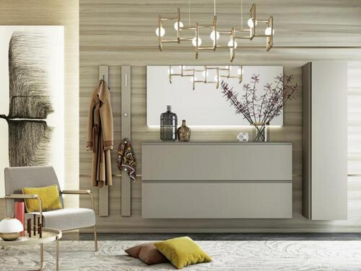 GARDEROBENSCHRANK 40/165/33 cm  - Taupe, Design, Holzwerkstoff (40/165/33cm) - Moderano