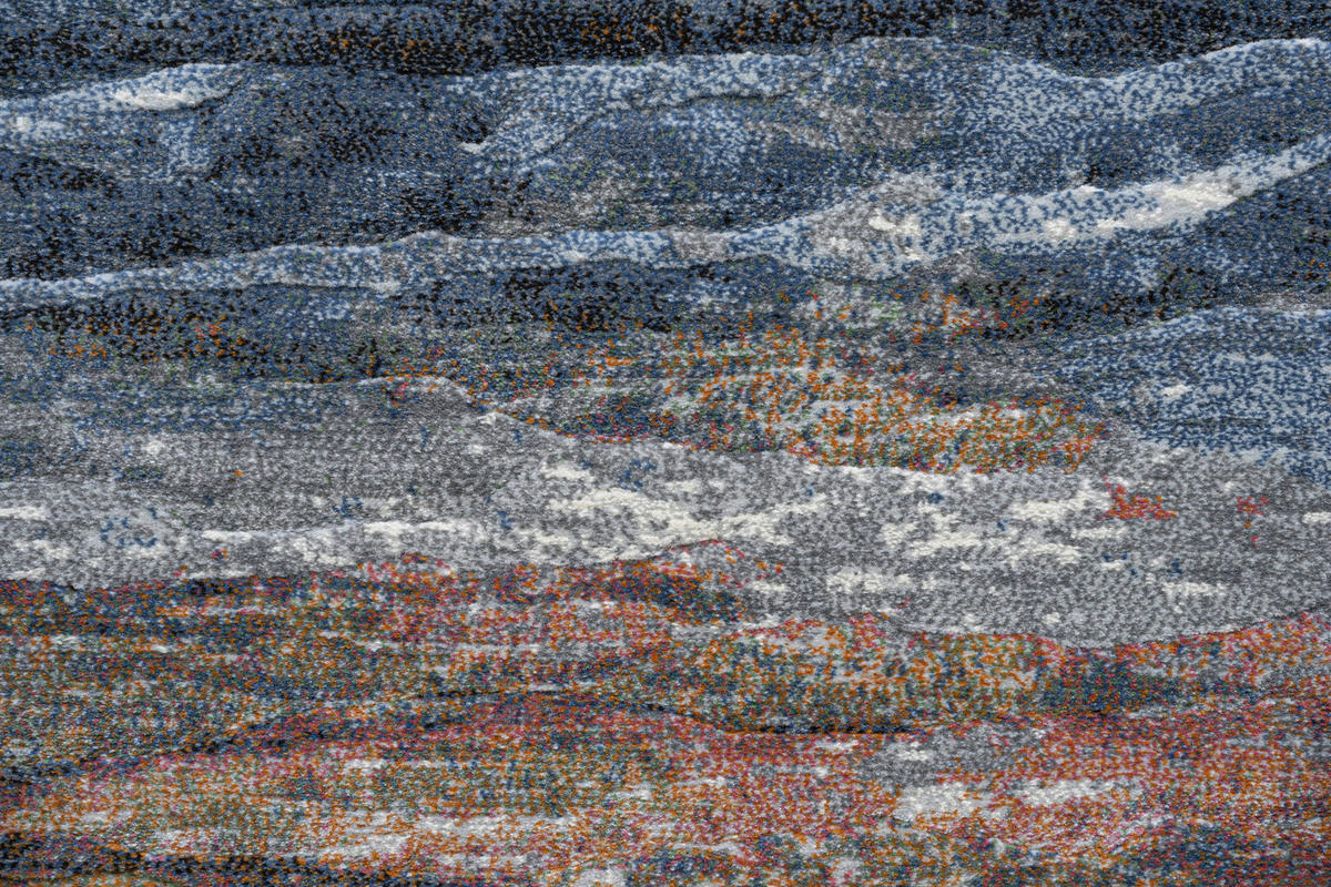 WEBTEPPICH 120/170 cm Argentum Multicolor  - Multicolor, KONVENTIONELL, Kunststoff/Textil (120/170cm) - Novel