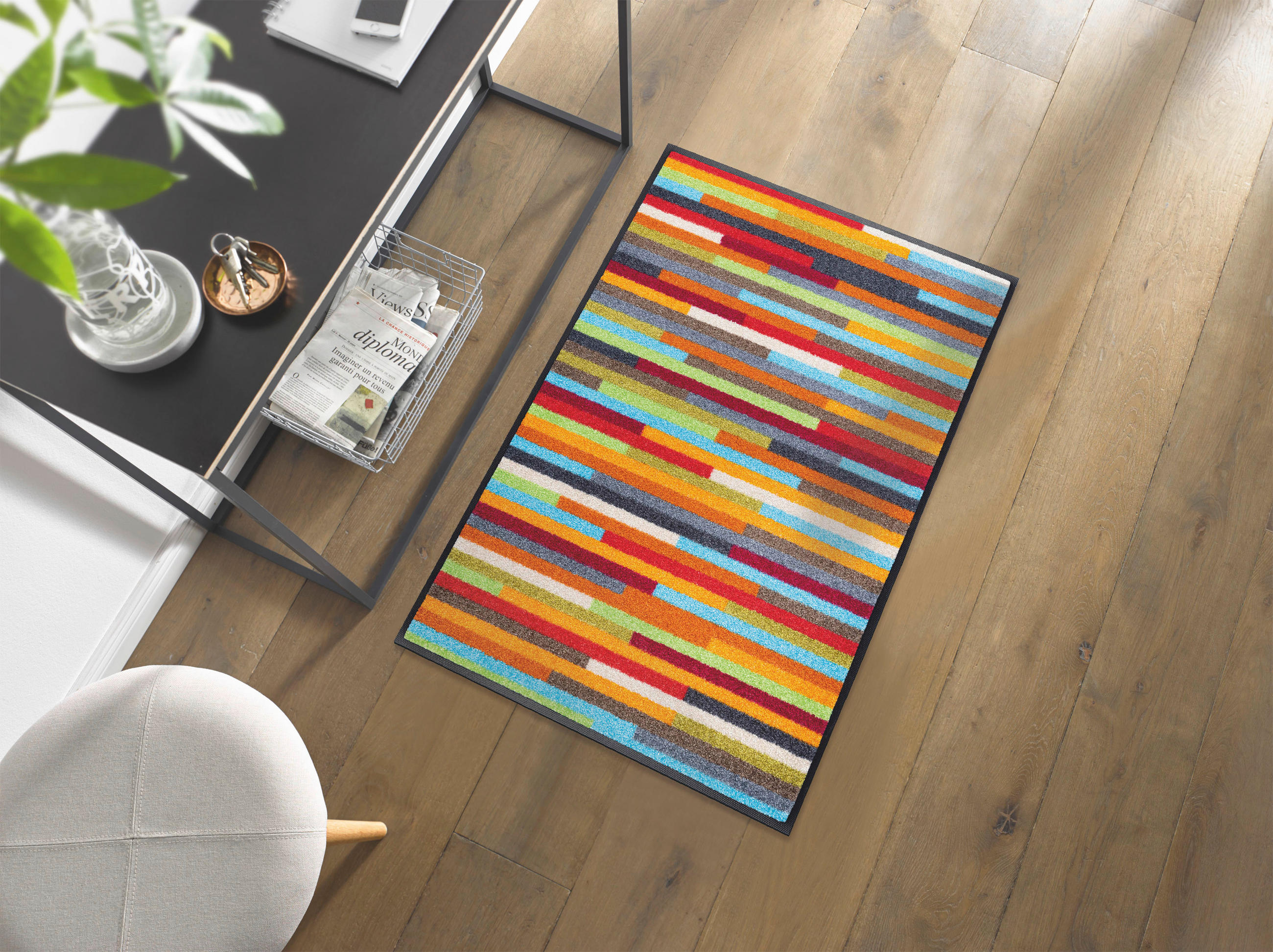 COVORAȘ DE INTRARE 60/85 cm  - multicolor, Trend, plastic/textil (60/85cm) - wash+dry