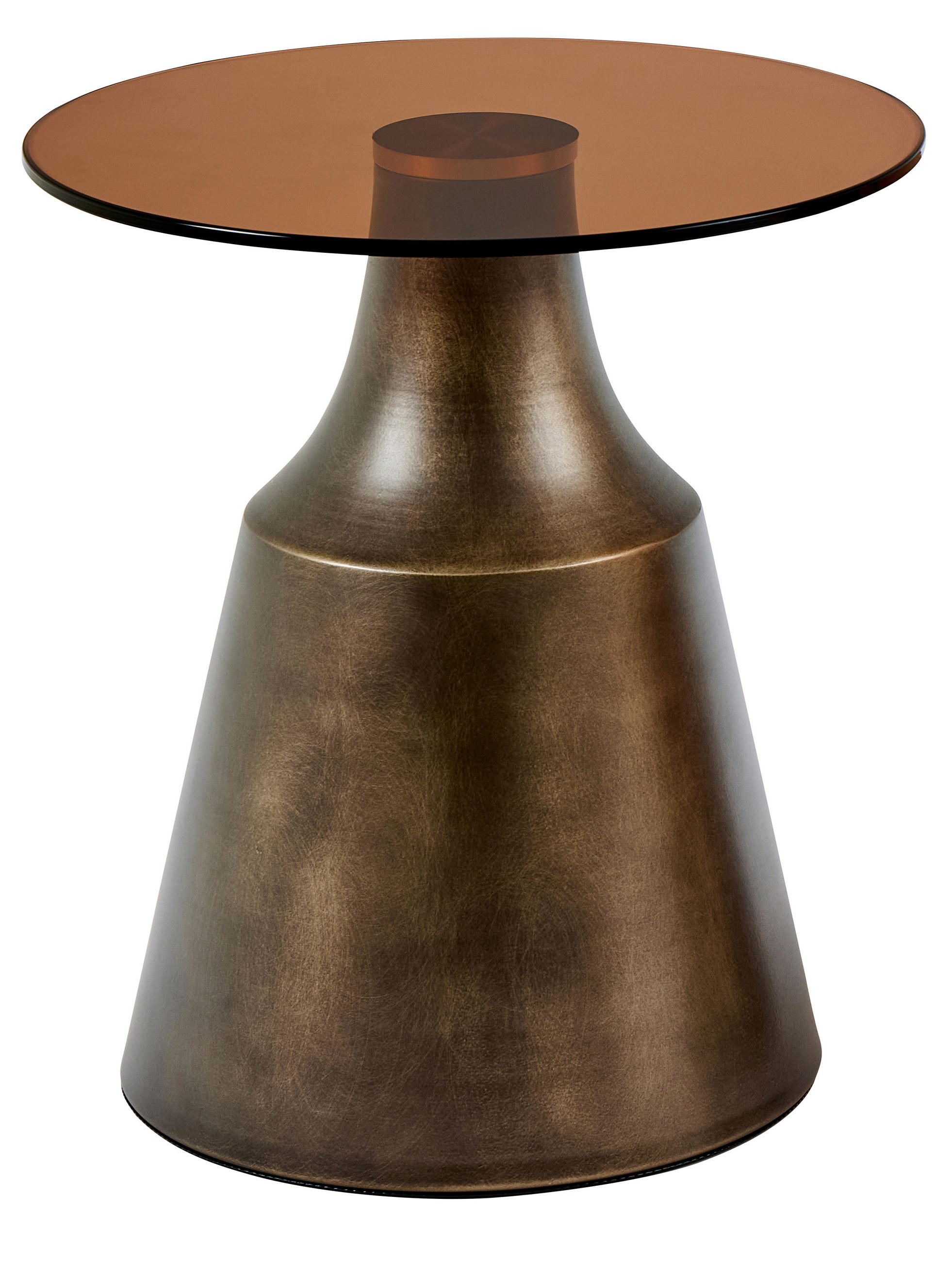 Mid.you Couchtisch Dunsley Braun, Bronze 45x47x45 cm