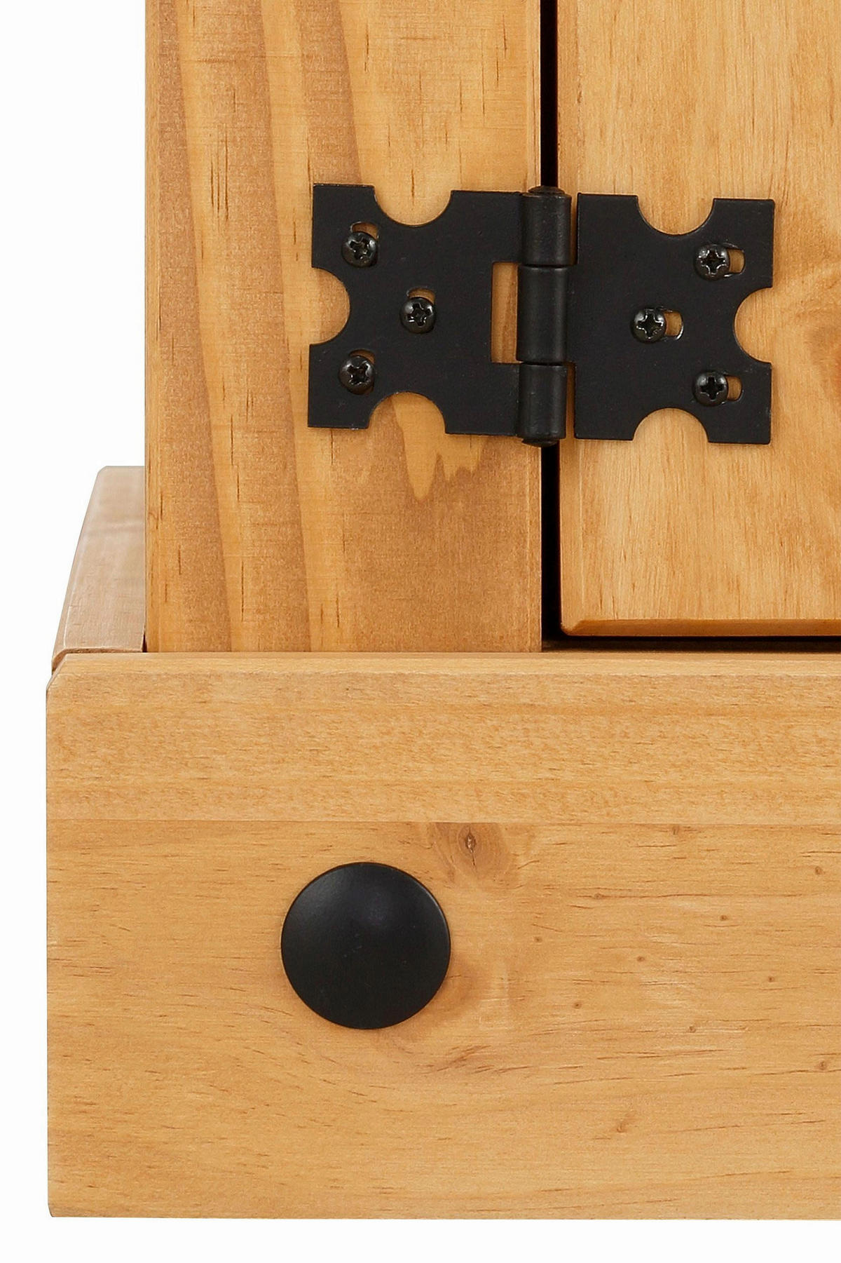 LOWBOARD MEXICO   in 160/45/45 cm  - Naturfarben, Design, Holz/Metall (160/45/45cm) - MID.YOU