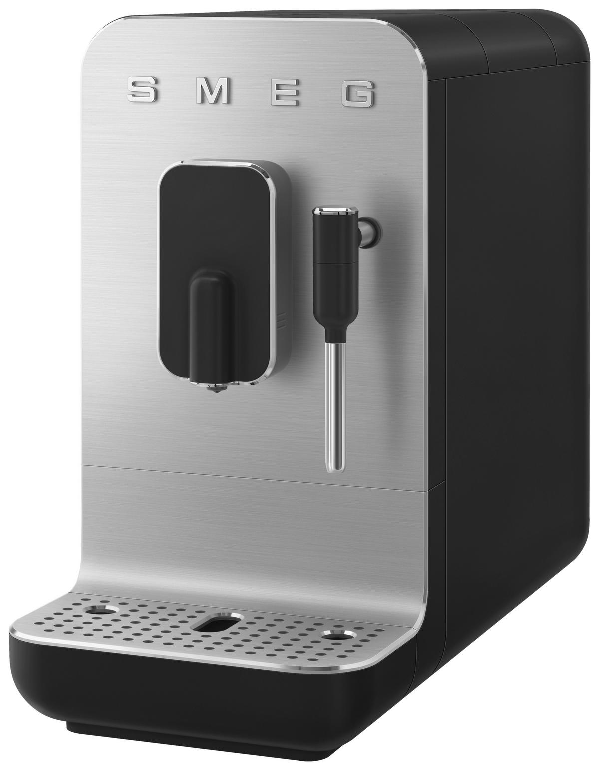 KAFFEEVOLLAUTOMAT 50'S STYLE  - Edelstahlfarben/Schwarz, Basics, Kunststoff/Metall (18/33,6/43,3cm) - SMEG