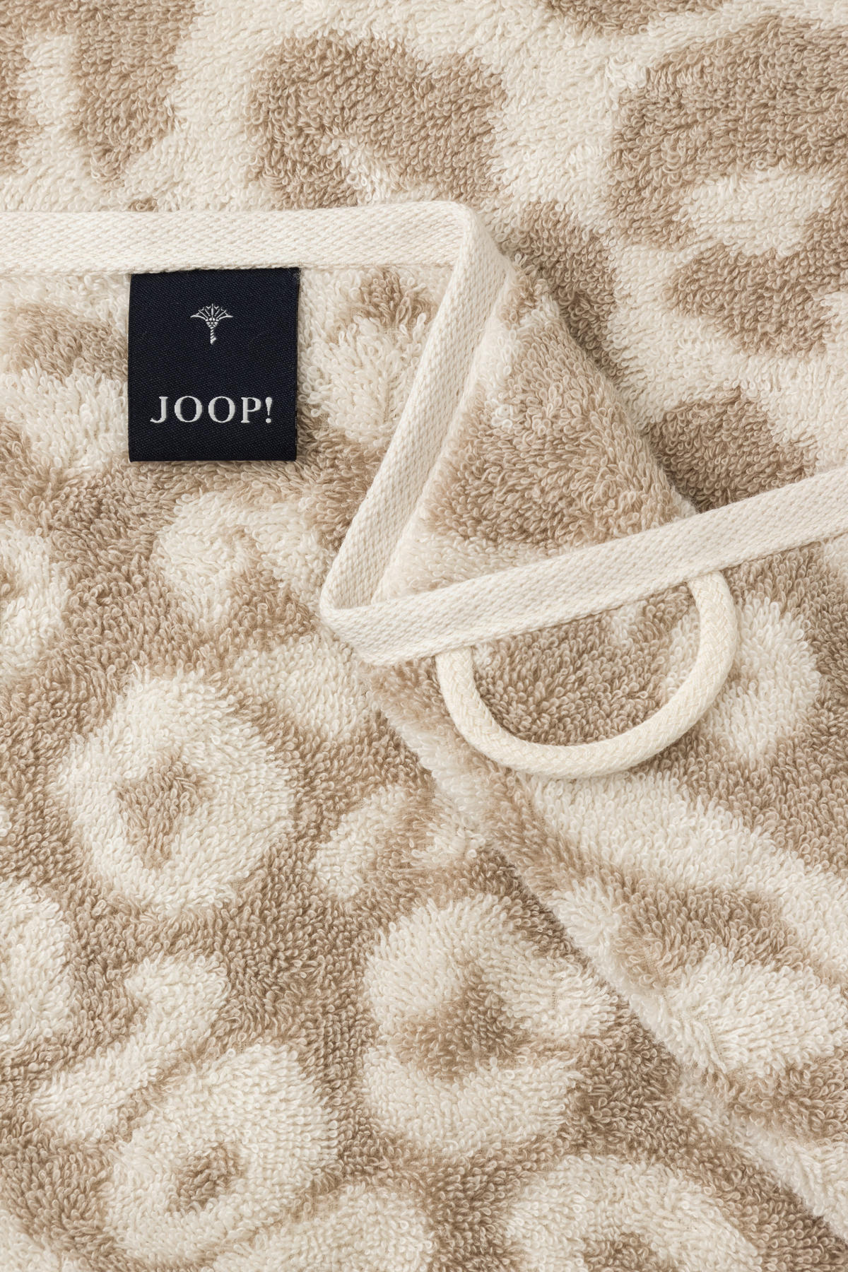 HANDTUCHSET JOOP! LEO Creme 2-teilig  - Creme, Basics, Textil (100/50cm) - Joop! Living