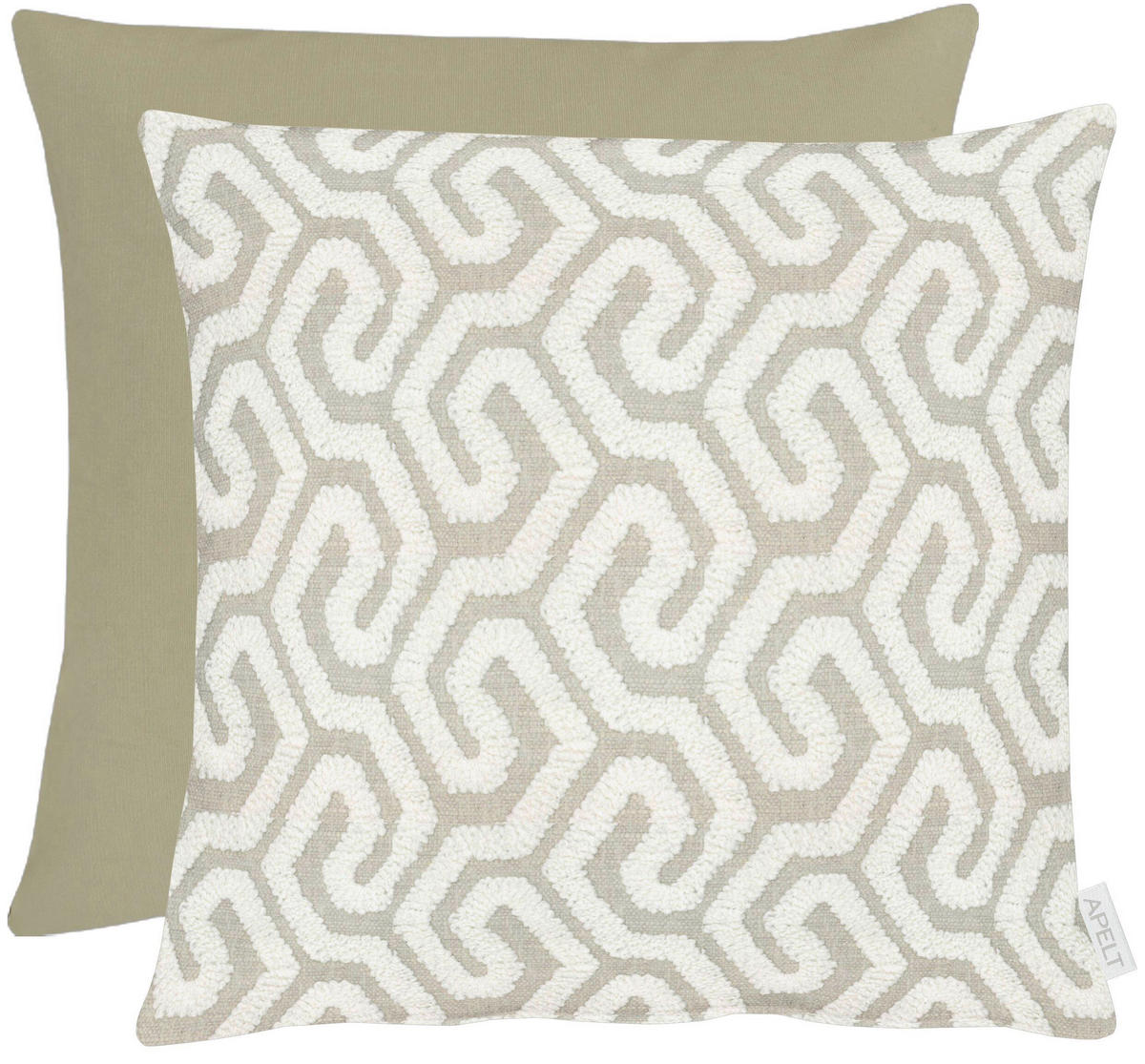 KISSENHÜLLE Unique 46/46 cm  - Beige, Basics, Textil (46/46cm) - Novel