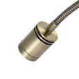 LED-WANDLEUCHTE Algol 11/11/35 cm  - Bronzefarben, KONVENTIONELL, Kunststoff/Metall (11/11/35cm) - Novel
