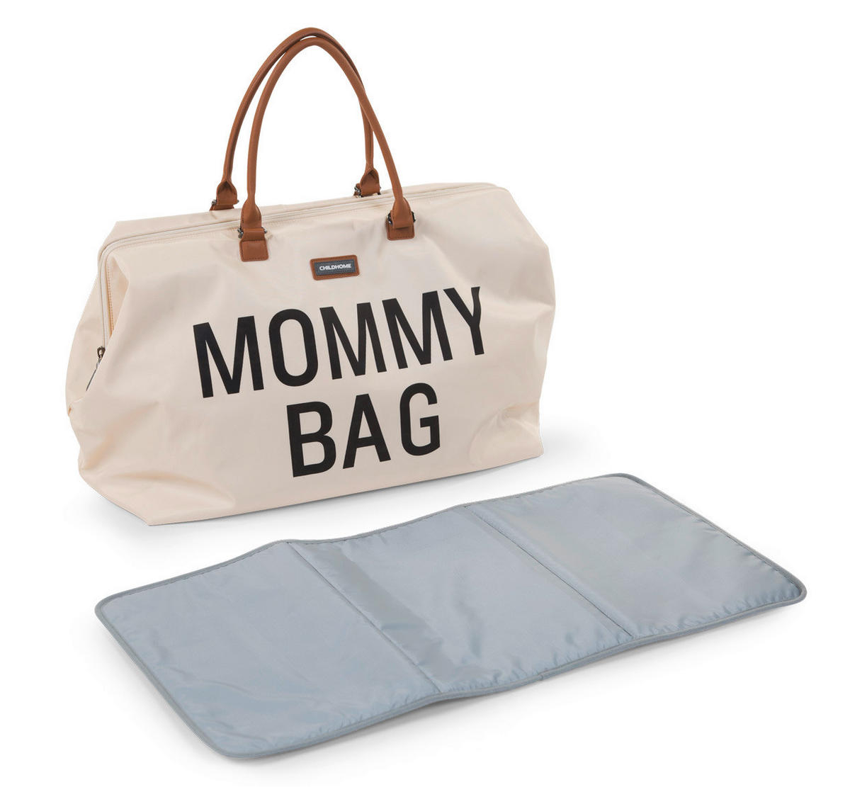 WICKELTASCHE Mommy Bag Alt Weiß  - Weiß/Grau, Basics, Textil (30cm) - Childhome