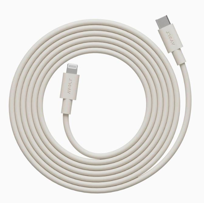 USB-LADEKABEL - Beige, Basics, Kunststoff (200cm) - AVOLT