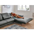 ECKSOFA  in Echtleder Hellbraun  193/328 cm  - Hellbraun/Schwarz, Design, Leder/Metall (193/328cm) - Dieter Knoll