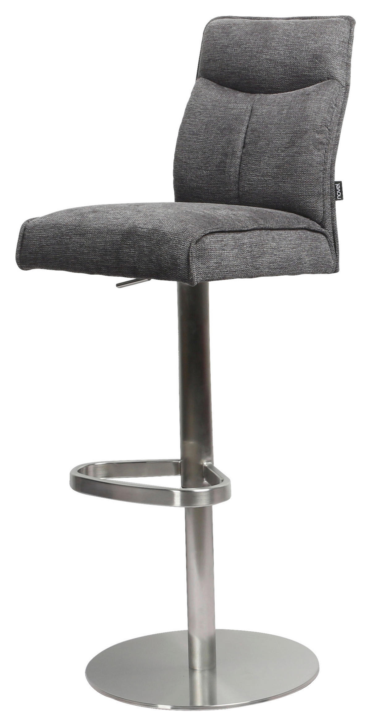 BARPALL i grå, stålfärgad  - stålfärgad/grå, Design, metall/textil (38/117/52cm) - Novel