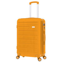 REISEKOFFER Orange  - Orange, Design, Kunststoff/Textil (66/43/26cm) - Novel