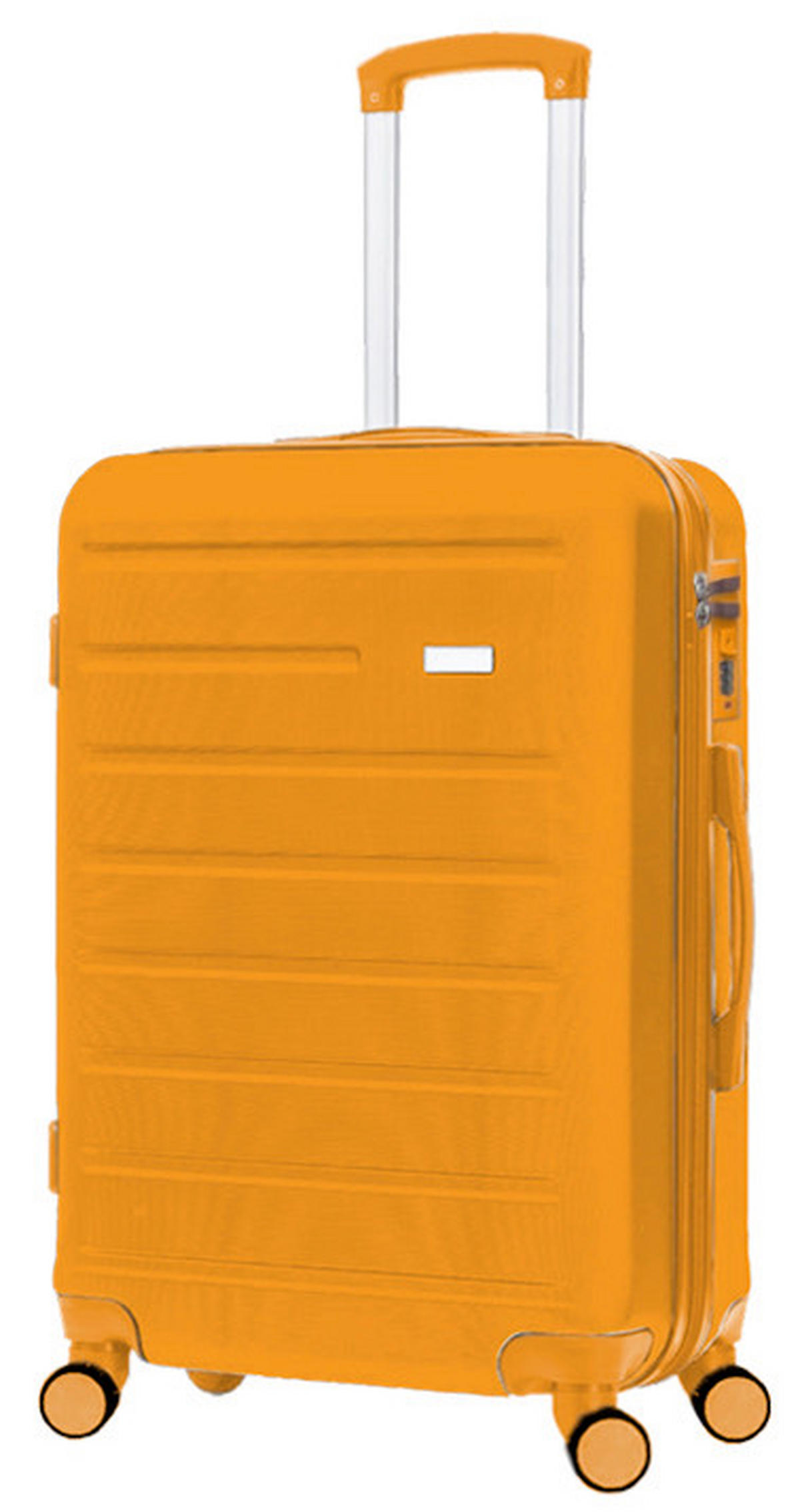 REISEKOFFER Orange  - Orange, Design, Kunststoff/Textil (66/43/26cm) - Novel