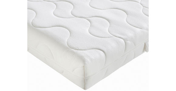 KOMFORTSCHAUMMATRATZE 90/200 cm Höhe ca. 20 cm  - Weiß, Basics, Textil (90/200cm) - Xora