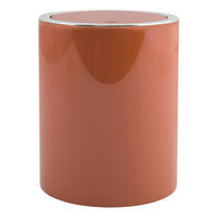 SCHWINGDECKELEIMER 6 l  Kunststoff  - Terracotta, Basics, Kunststoff (19/19/24.2cm) - MSV