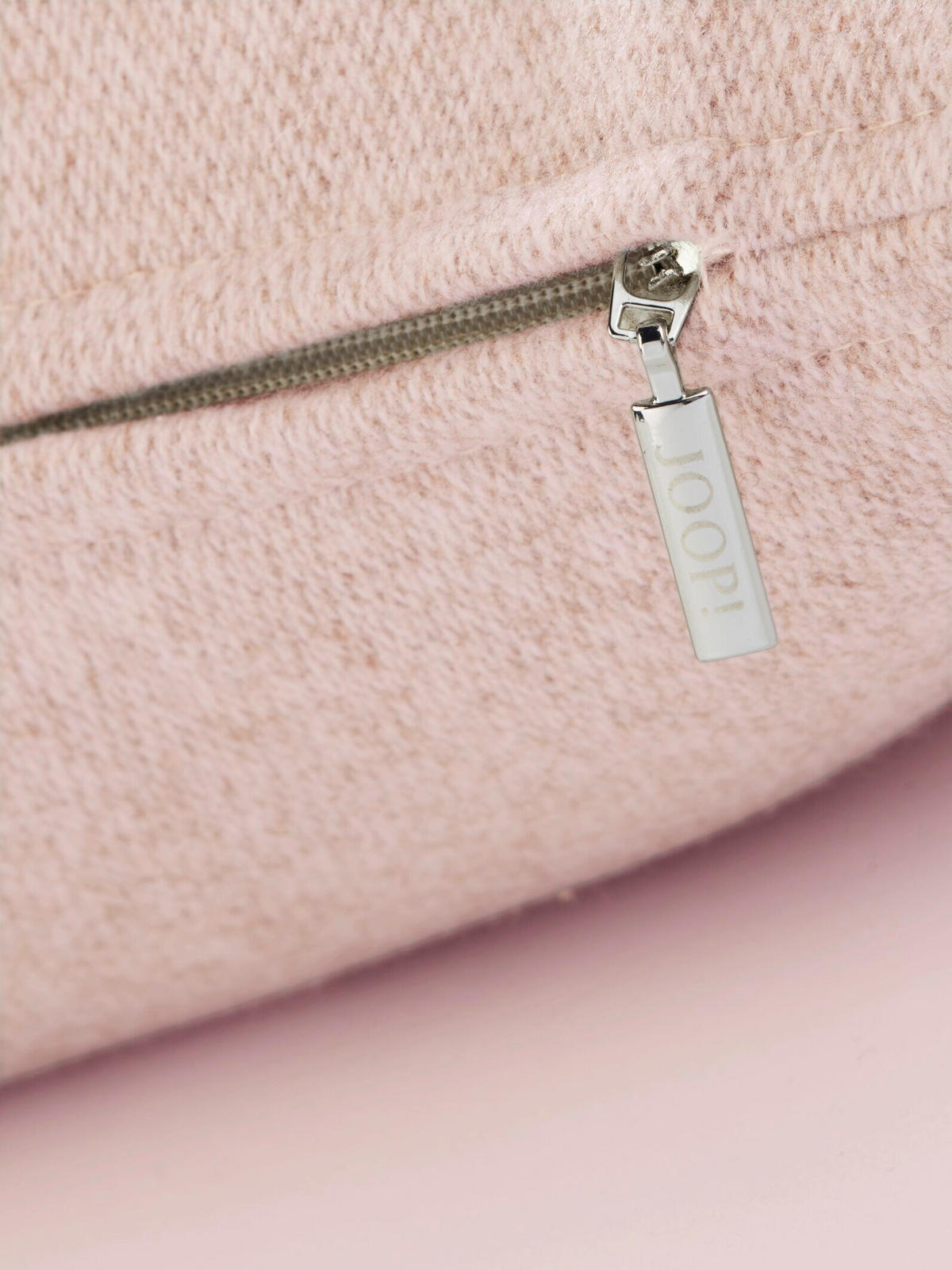 KISSENHÜLLE J! Signature Stripes rose 40/60 cm  - Hellrosa, Design, Textil (40/60cm) - Joop!