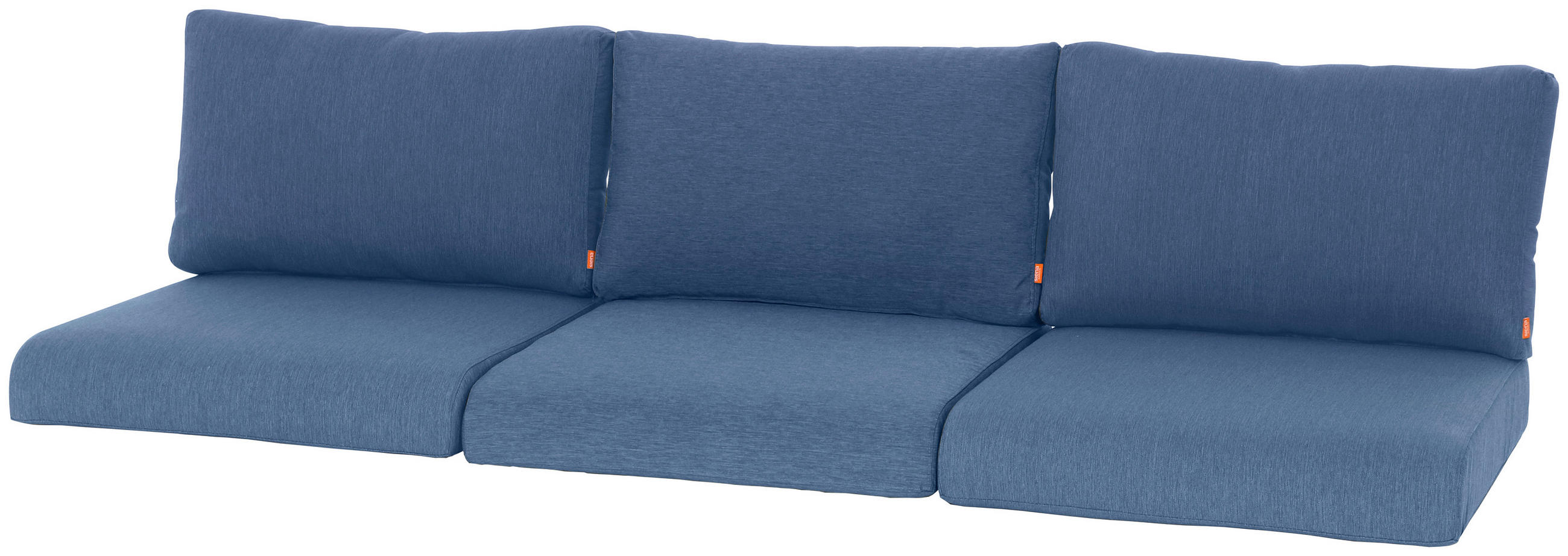 KISSENSATZ 6-teilig  - Blau, Design, Textil (225/37/75cm)
