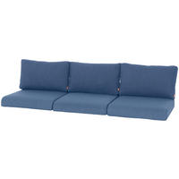 KISSENSATZ 6-teilig  - Blau, Design, Textil (225/37/75cm)