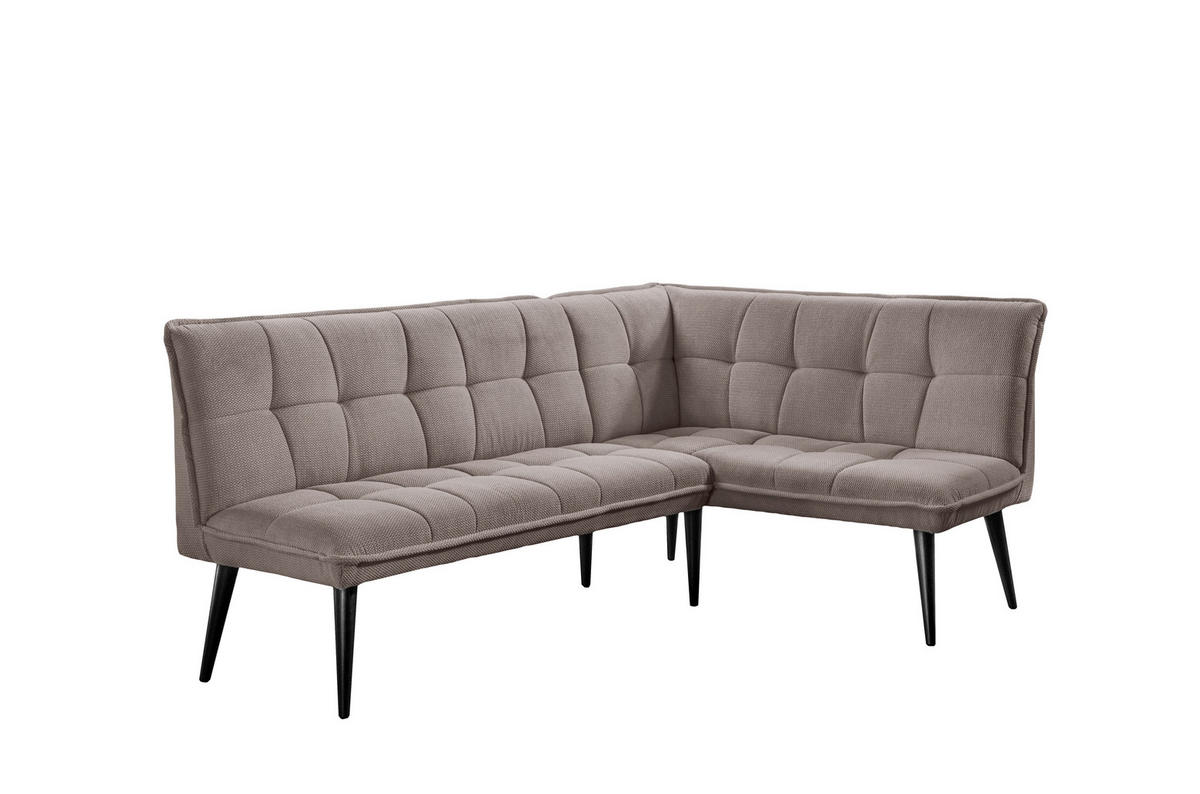 KLUPA KUTNA  bež  drvo, tekstil, drvni materijal      - bež/crna, Moderno, drvni materijal/drvo (240/161cm) - Livetastic