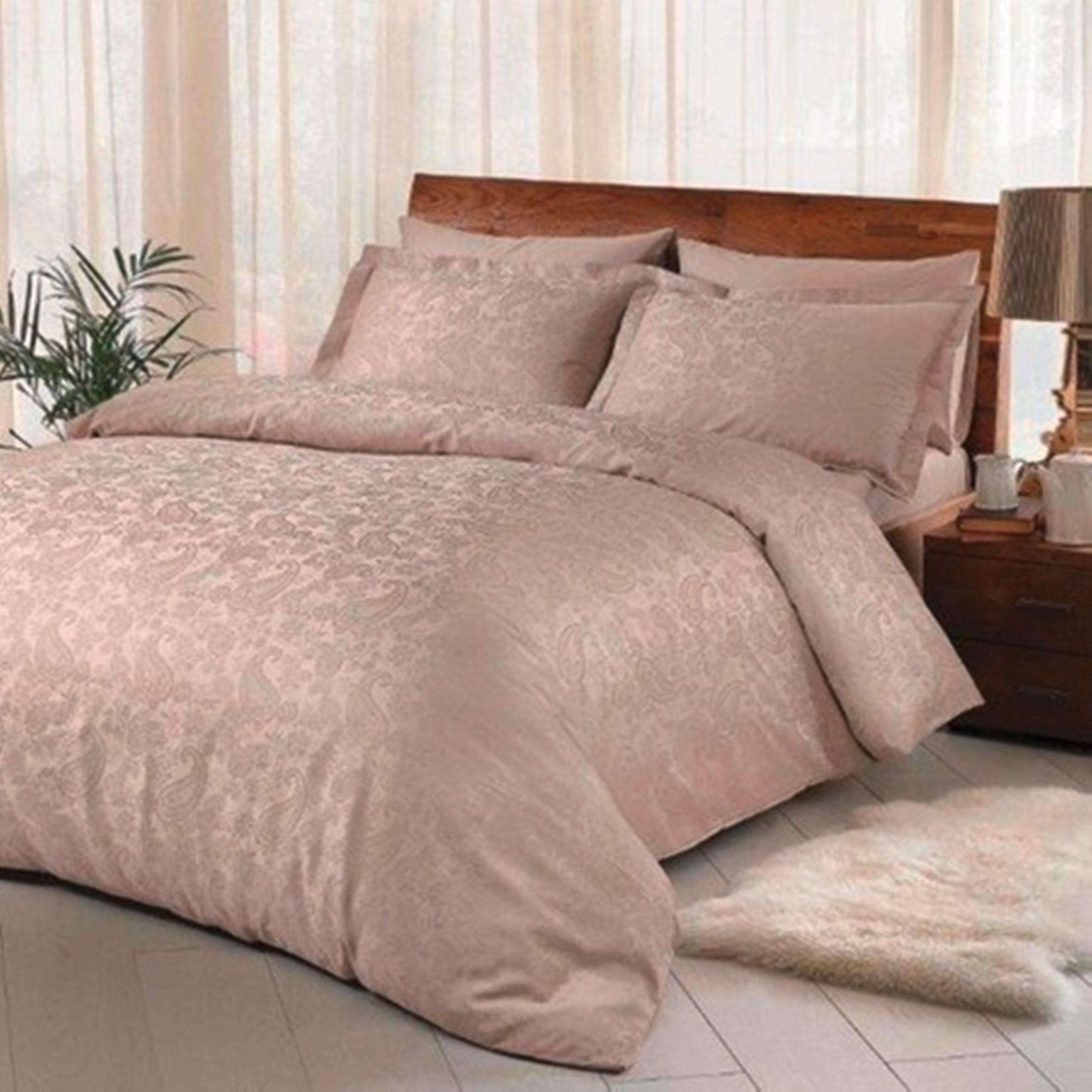 LENJERIE DE PAT 240/260 cm  - gri-maro, Basics, textil (240/260cm)