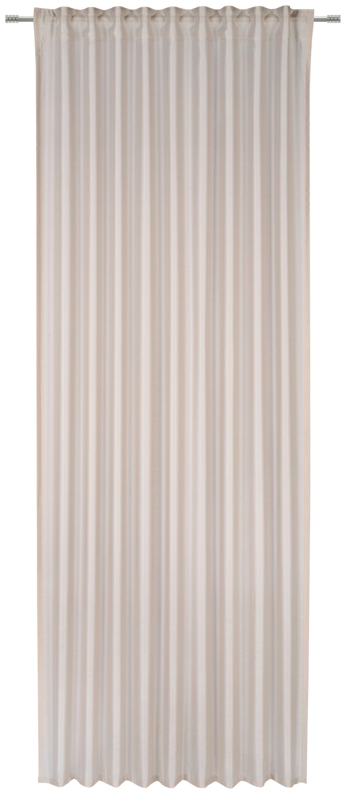 FERTIGVORHANG transparent  - Sandfarben, Basics, Textil (135/245cm) - Esposa