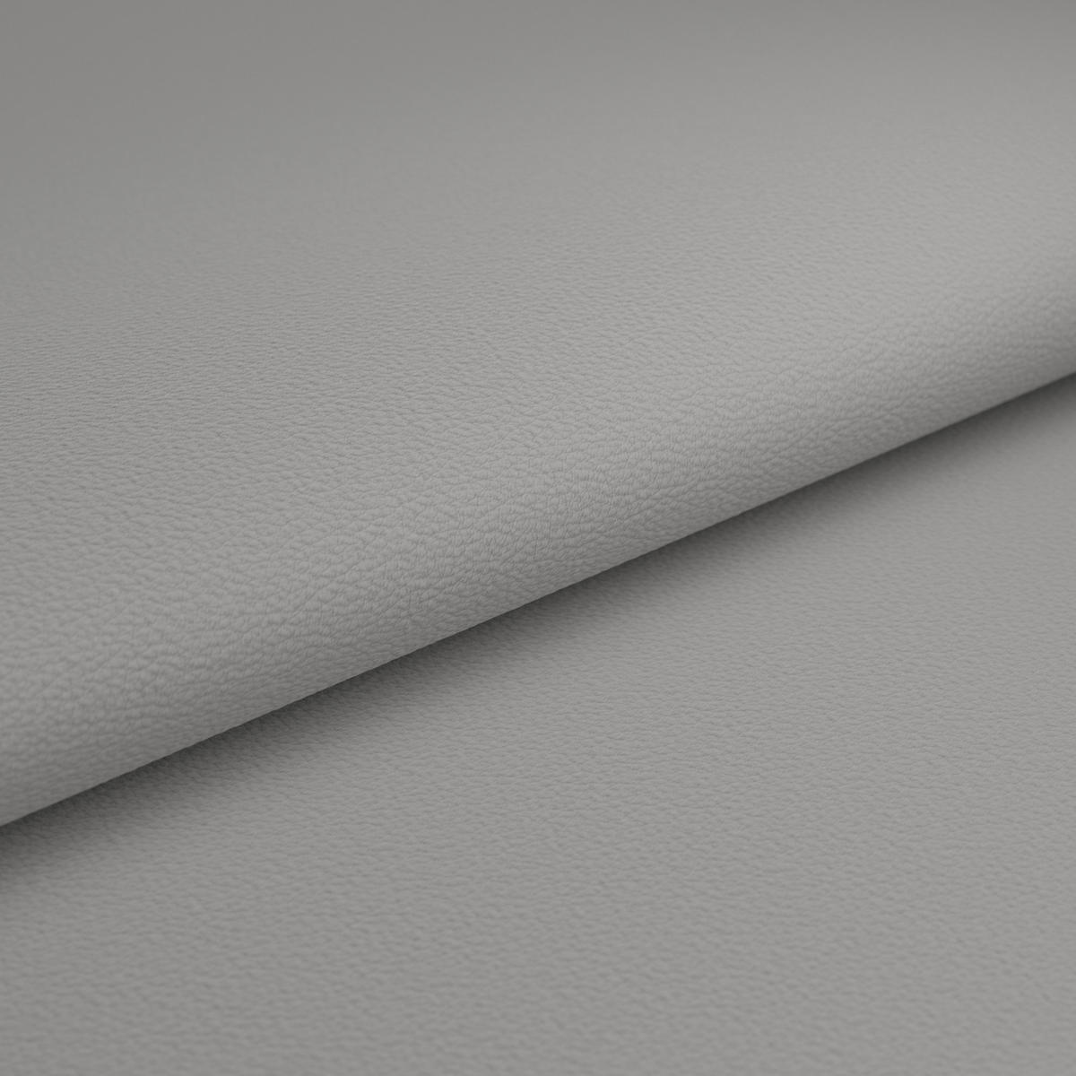 DREHSTUHL Lederlook Grau, Weiß, Hellgrau  - Hellgrau/Weiß, MODERN, Kunststoff/Textil (70/103-115/70cm)