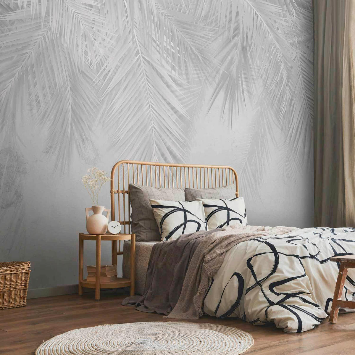 FOTOTAPETE  - Hellgrau, LIFESTYLE, Textil (250/175cm) - artgeist