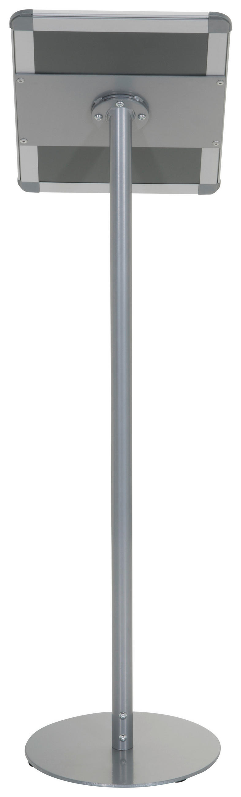 PLAKATSTÄNDER Metall Silberfarben  - Silberfarben, Basics, Metall (24/89,5/26cm) - MID.YOU