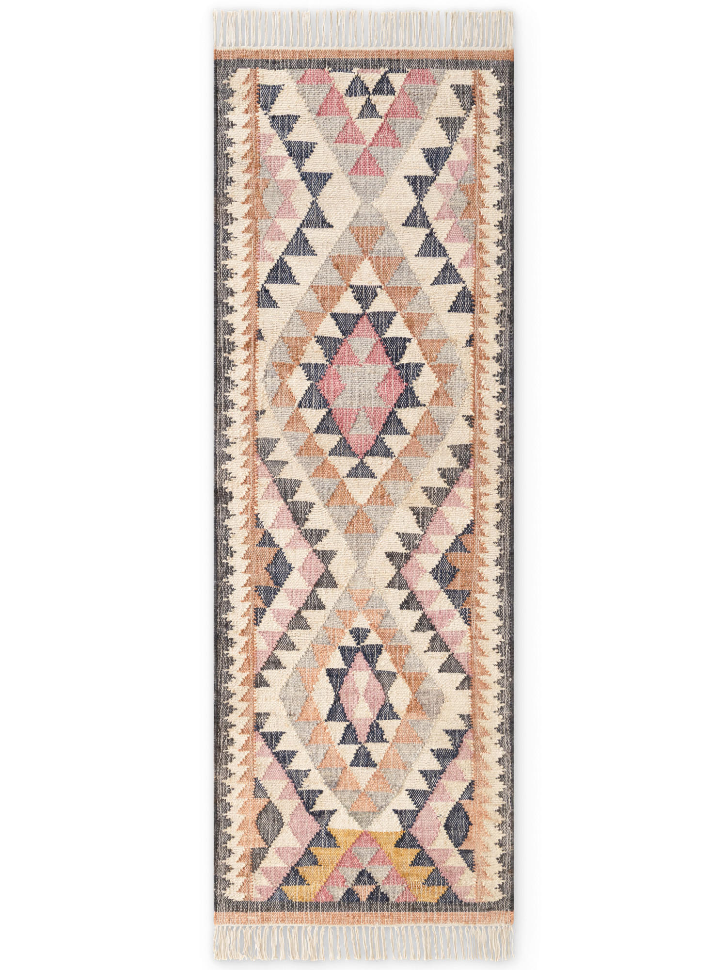 LÄUFER 80/200 cm Roya  - Multicolor/Creme, Basics, Textil (80/200cm) - Elle Decoration