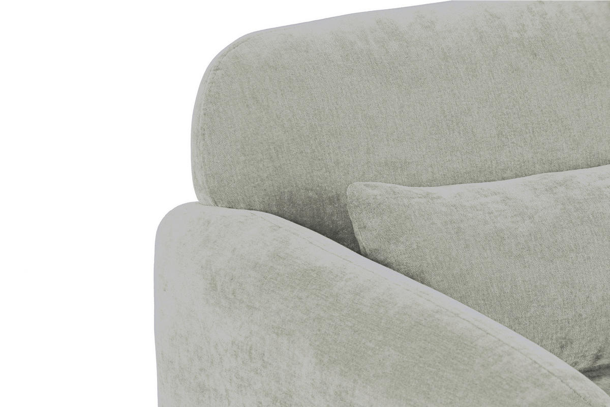 SESSEL in Samt Creme  - Creme/Schwarz, Design, Kunststoff/Textil (83/83/76cm) - MID.YOU