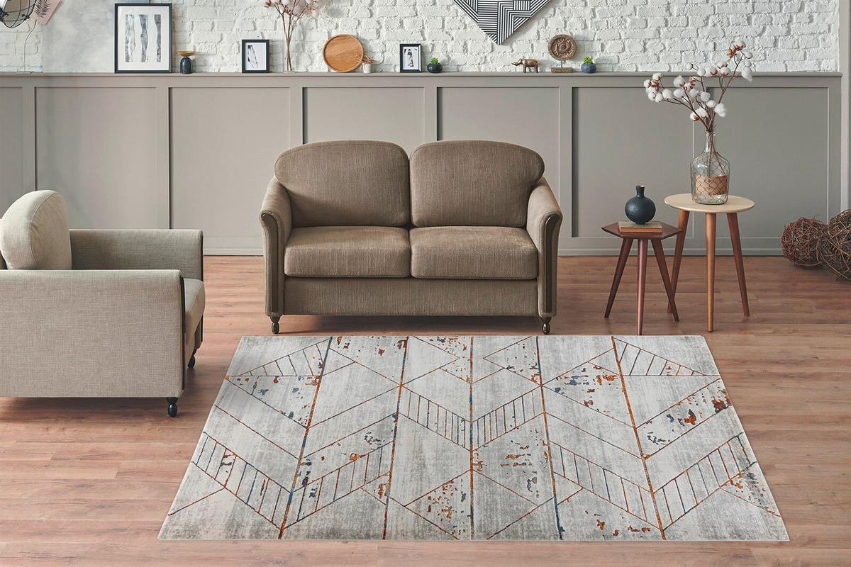 TEPPICH 120/170 cm Lorin 325 Grau / Multi Grau, Multicolor  - Multicolor/Grau, KONVENTIONELL, Textil (120/170cm)