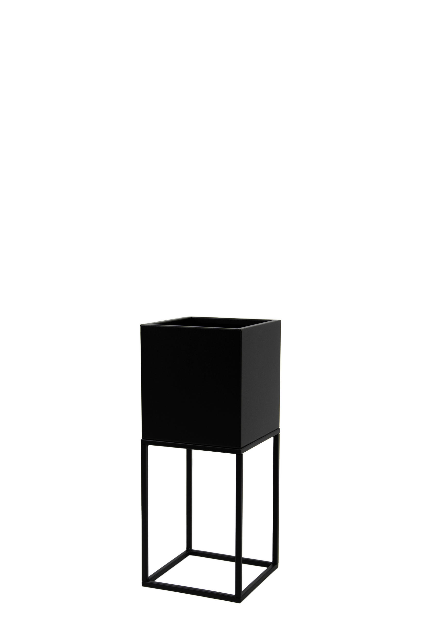 BLUMENSTÄNDER in Metall  - Schwarz, Basics, Metall (19/47/19cm)
