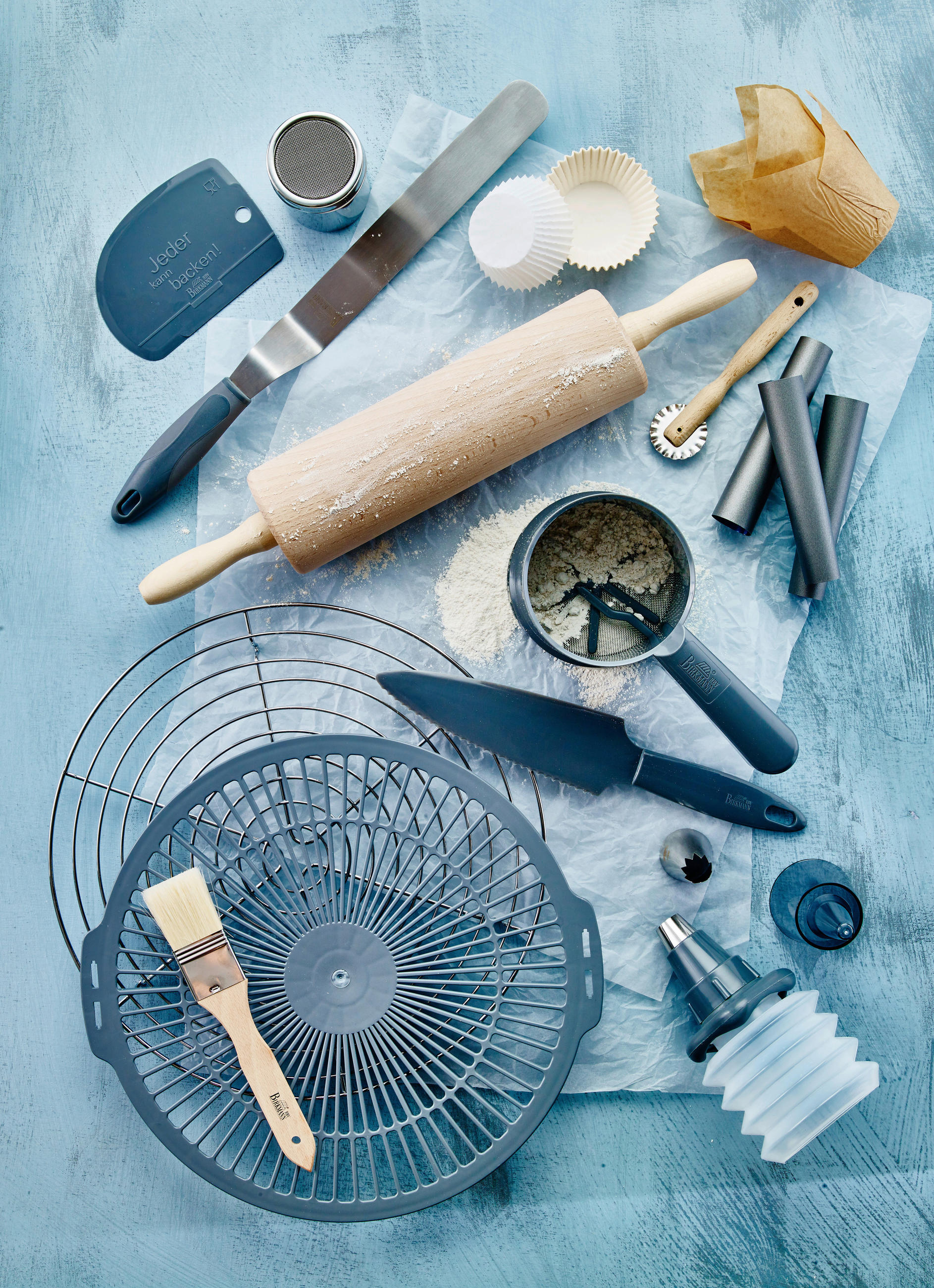 TEIGROLLE - Buchefarben, Basics, Holz (25/7/7cm) - Birkmann