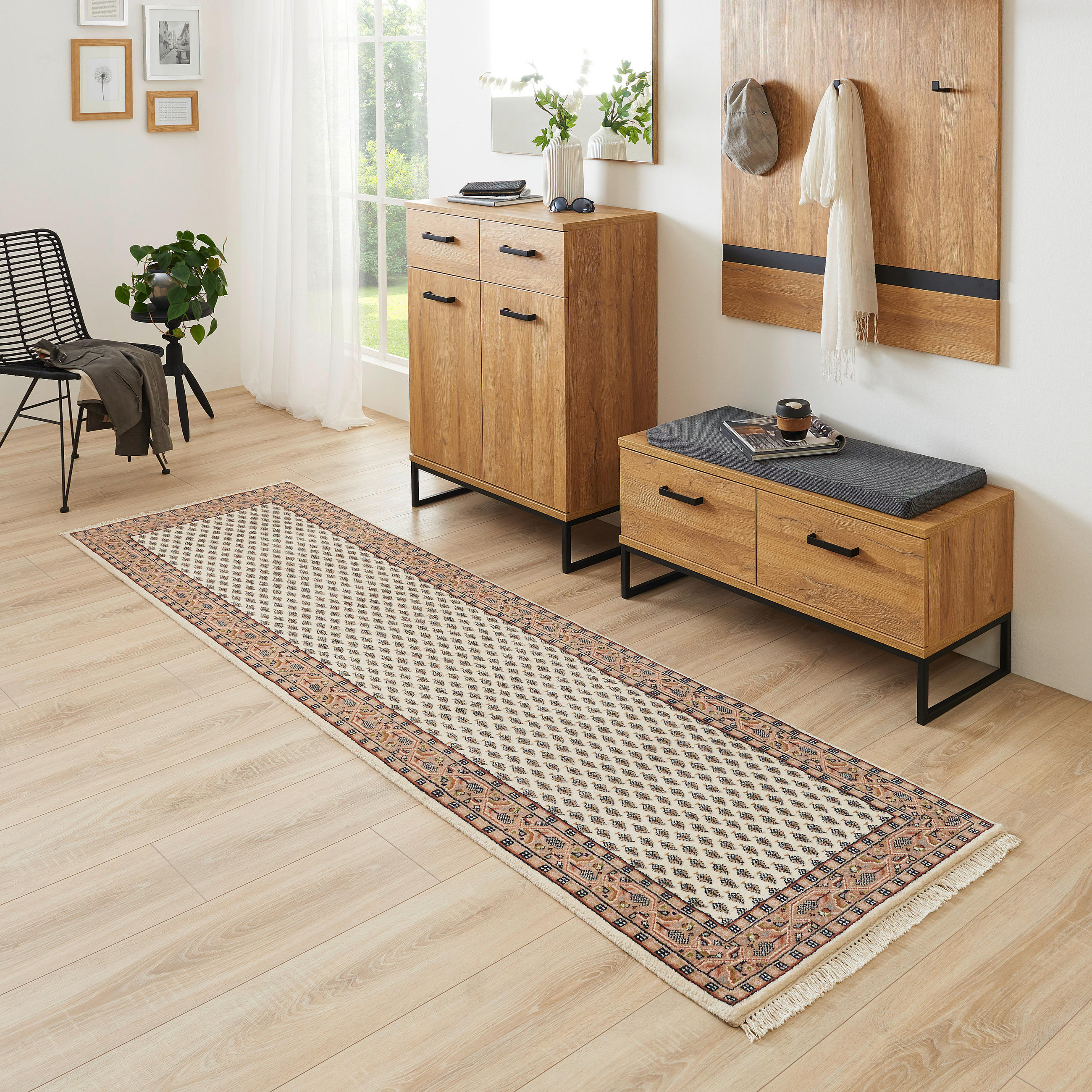 ORIENTALISK MATTA 80/200 cm Mir Cream Brown  - brun/cremefärgad, Lifestyle, textil (80/200cm) - Cazaris