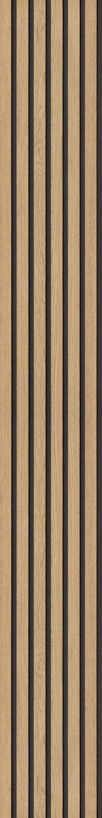 AKUSTICKÝ PANEL 250/30/0.61 cm - svetlohnedá, Konventionell, drevo/kompozitné drevo (250/30/0.61cm)