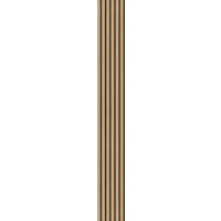 AKUSTICKÝ PANEL 250/30/0.61 cm - svetlohnedá, Konventionell, drevo/kompozitné drevo (250/30/0.61cm)
